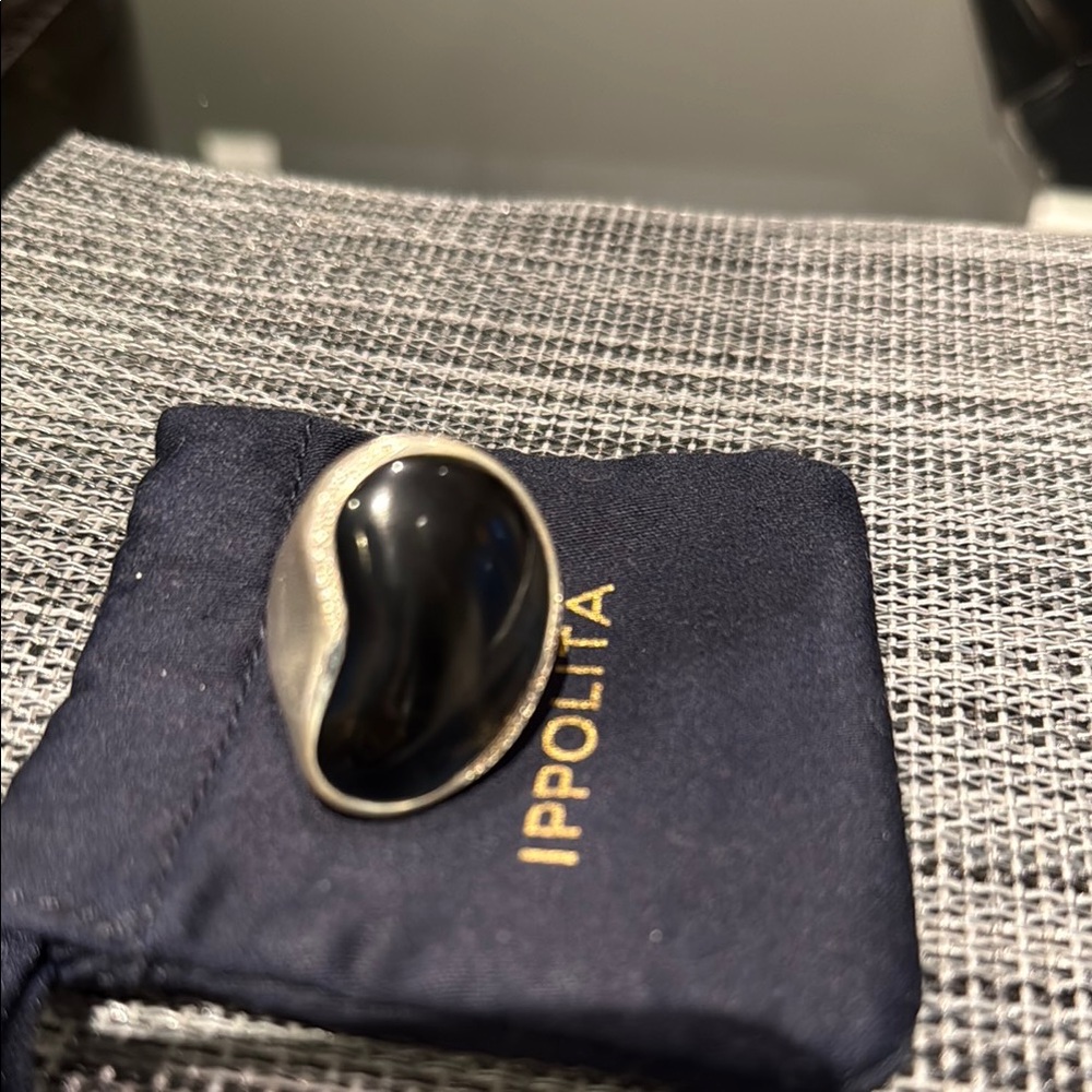 Ippolita Black and Silver Ring